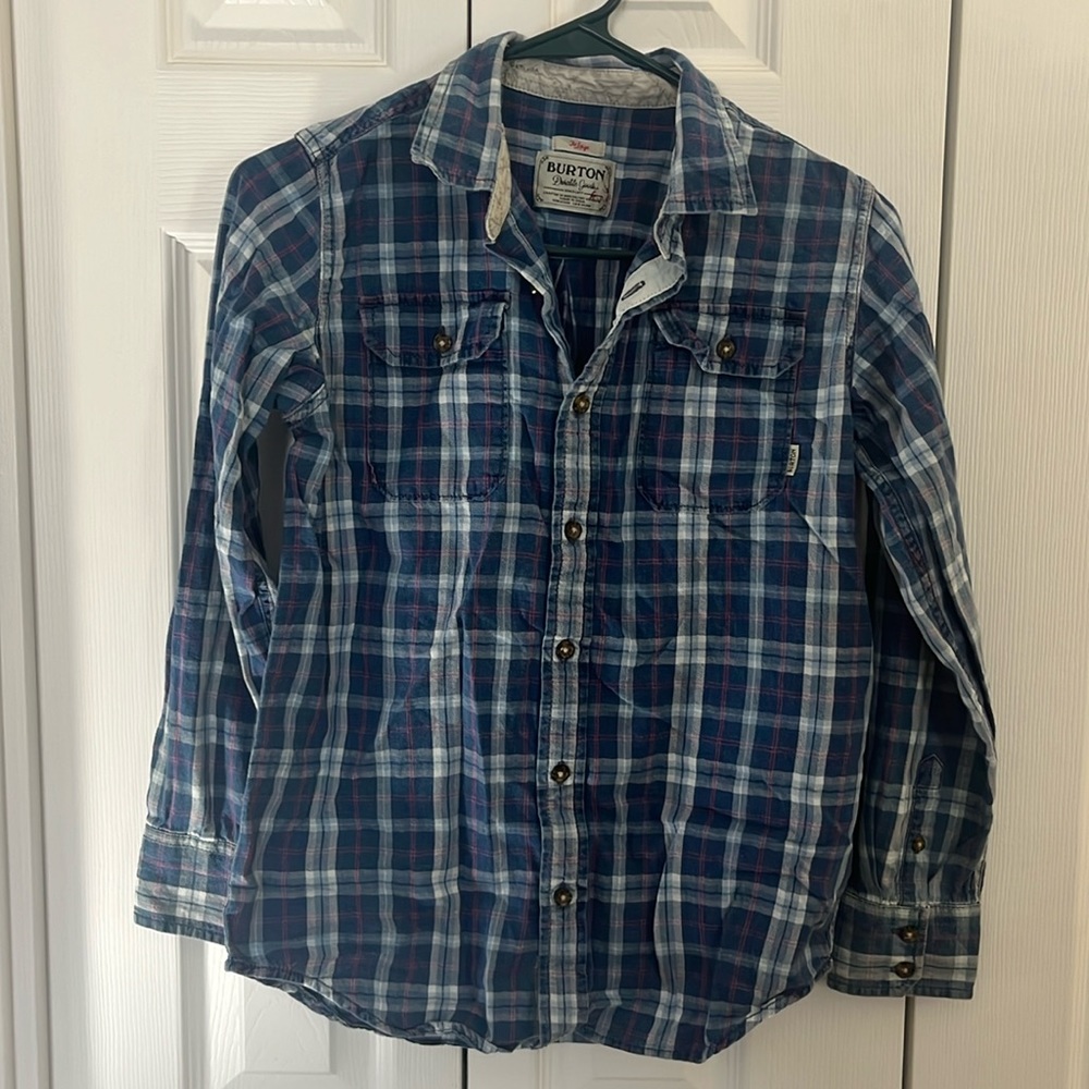 Ladies, large Burton, durable goods, button-down shirts